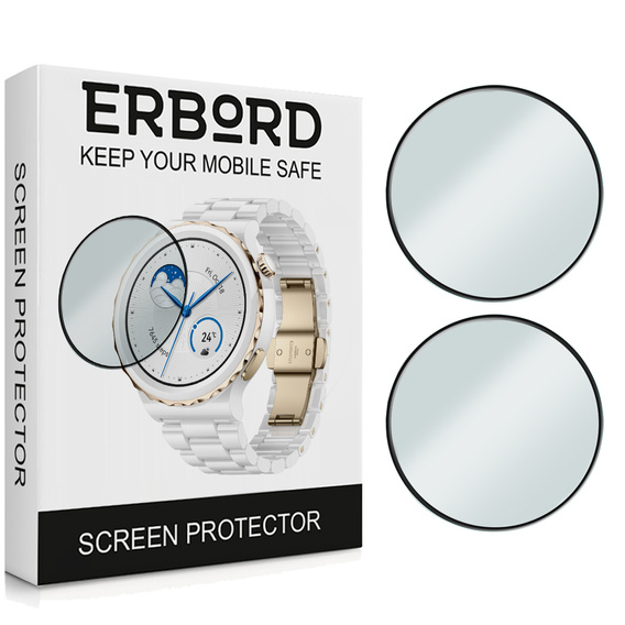 2x ERBORD hibrid üveg a Huawei Watch GT 3 Pro 43mm