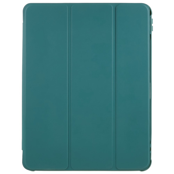 Tok iPad Pro 11 2022 / 2021 / 2020 / 2018, Smartcase Hybrid, tolltartó résszel, sötétzöld