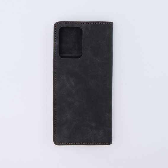 Telefontok a Xiaomi Redmi Note 12 5G / Poco X5 5G, ERBORD Vintage, pénztárca patenttal, fekete