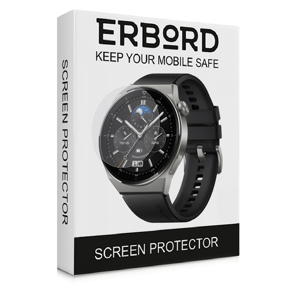 3x ERBORD hidrogél fólia Huawei Watch GT 3 Pro 46mm