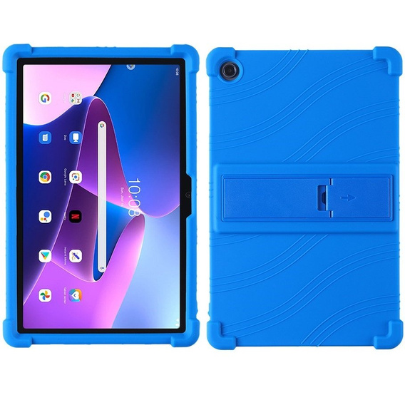 Szilikon tok Lenovo Tab M10 Plus 10.6 Gen 3 TB-125F TB-128F, Impact, páncélozott, sötétkék