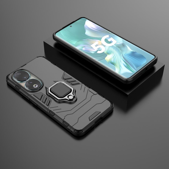 Telefontok a Honor 90, Kickstand Ring, fekete