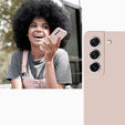 Telefontok a Samsung Galaxy S22 5G, Silicone Lite, rózsaszín