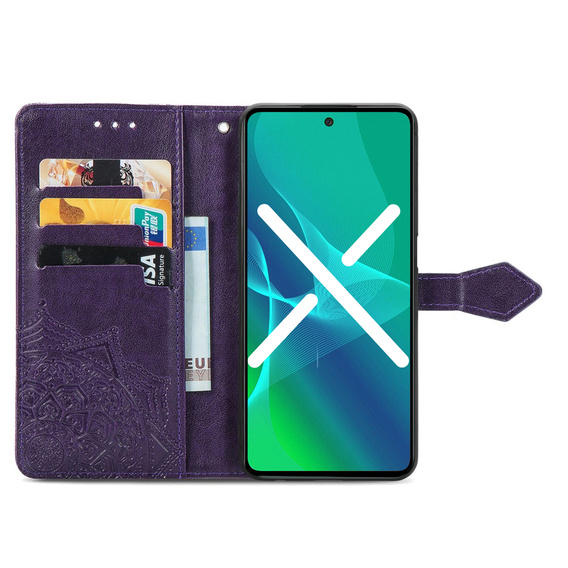 Pattintható tok a Oppo Reno8 T, Mandala, lila