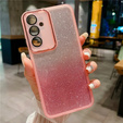 Telefontok a Samsung Galaxy M55 5G, Glittery Powder, rózsaszín