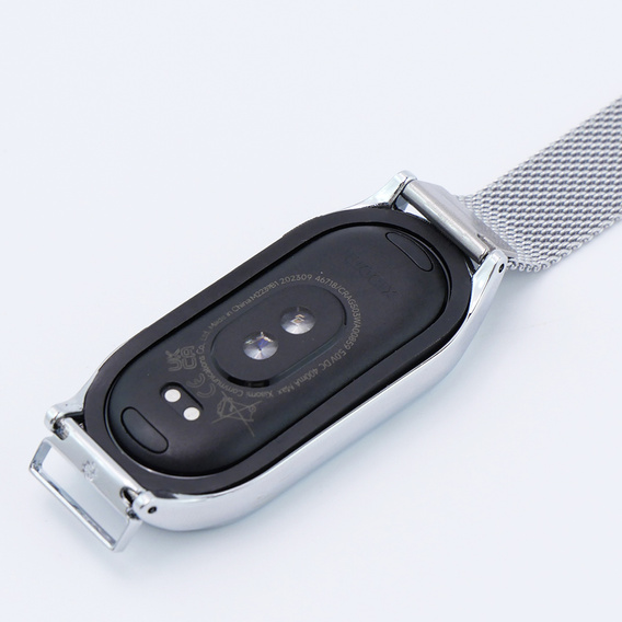 Milánói acél karkötő a Xiaomi Smart Band 10 / 9 / 8 készülékhez