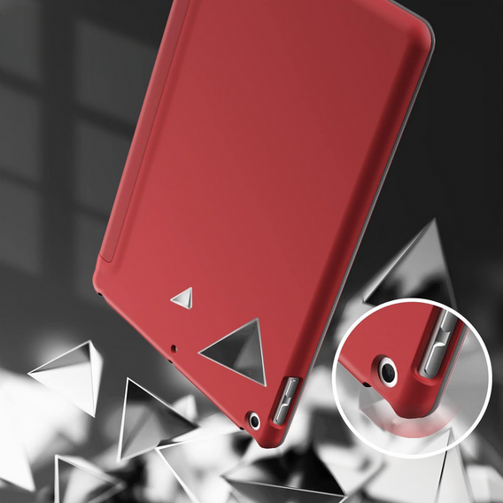 Tok iPad 7/8/9 10.2 2019/2020/2021, Smartcase, piros