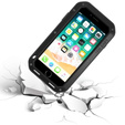 Love Mei Telefontok a iPhone 8 Plus / 7 Plus, armored with glass, fekete