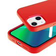 Telefontok a iPhone 13 Mini, Silicone Lite, piros