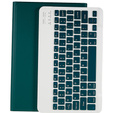 Tok + billentyűzet Lenovo Tab M10 Plus Gen 3 TB-125F TB-128F, sötétzöld
