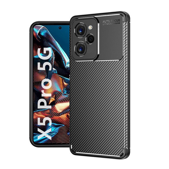 Telefontok a Xiaomi Poco X5 Pro 5G, Carbon Gel, fekete