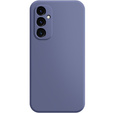 A tok Samsung Galaxy A15, Silicone Lite, sötétkék + 9H üveg
