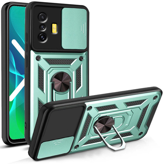 Telefontok a Xiaomi Poco F4 GT, CamShield Slide, zöld