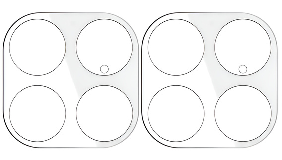 2x ERBORD edzett üveg a kamerához a Xiaomi 15T Pro számára