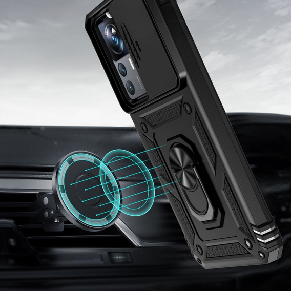 Telefontok a Xiaomi 12T 5G / 12T Pro 5G, CamShield Slide, fekete