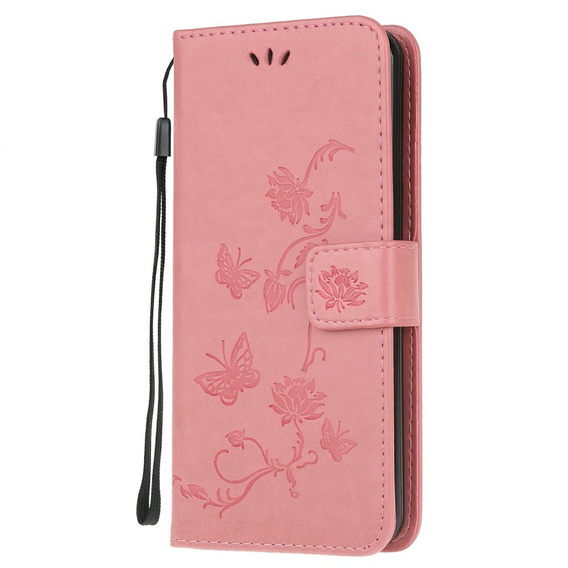 Pattintható tok a Motorola Moto G30 / G10, Butterfly, kék
