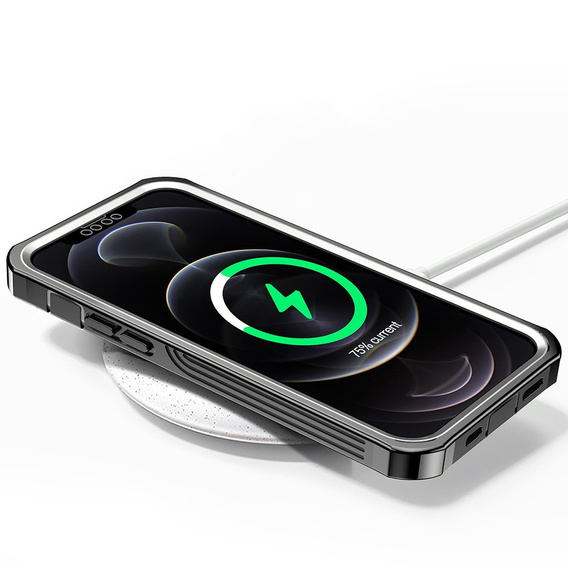 Tok iPhone 13 készülékhez, Shockproof, fóliával, kék