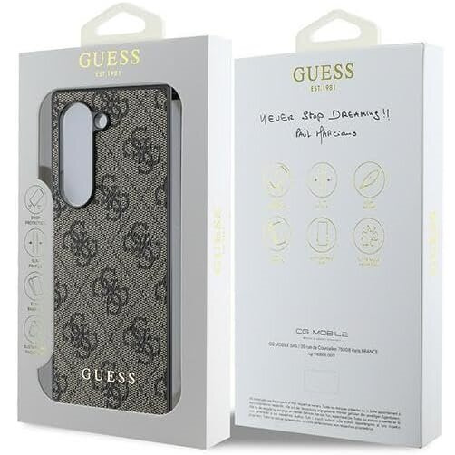 GUESS Telefontok a Samsung Galaxy ZFold 6, 4G Charms Collection Hardcase, barna