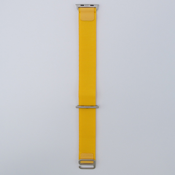 Nylon szíj Apple Watch 1/2/3/4/4/5/6/7/8/SE/ULTRA 42/44/45/45/49mm, sárga