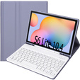Tok + billentyűzet Samsung Galaxy Tab S6 Lite P610/P615 / S6 Lite 2022 10.4, Pen Slot, lila