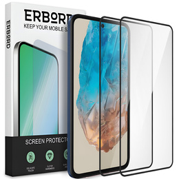 2x edzett üveg ERBORD 3D a Samsung Galaxy M35 teljes képernyő