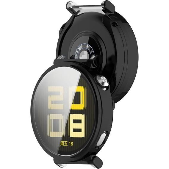 2in1 tok képernyővédővel Huawei Watch GT 5 41mm, fekete