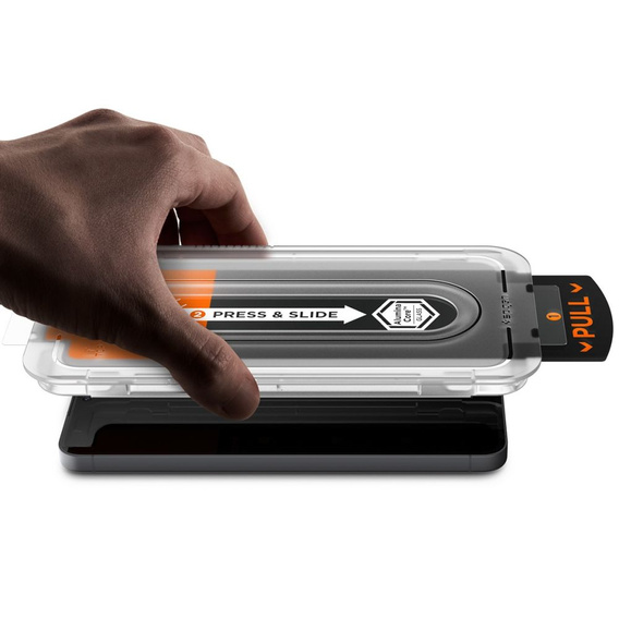 Spigen Glas.tR EZ Fit Pro HD 2 db-os edzett üveg Samsung Galaxy S25 FE készülékhez