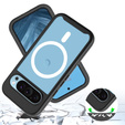 Tok Google Pixel 9 / Google Pixel 9 Pro készülékhez, Shockproof, fóliával, MagSafe-hoz, fekete