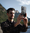 Páncélozott tok a Samsung Galaxy A15, Dexnor Full Body (Two Frames), fekete