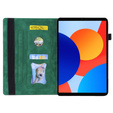 Tok Xiaomi Redmi Pad SE 8.7, Classic, tolltartóval, zöld
