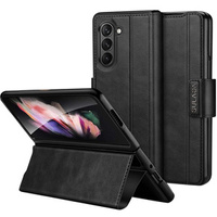 Pattintható tok a Samsung Galaxy Z Fold5 5G, Wallet, fekete