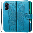Pattintható tok a Realme 10 4G, Butterfly, kék