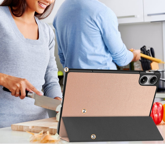 Tok Xiaomi Redmi Pad Pro / Xiaomi Poco Pad, Smartcase, rózsaszín rose gold