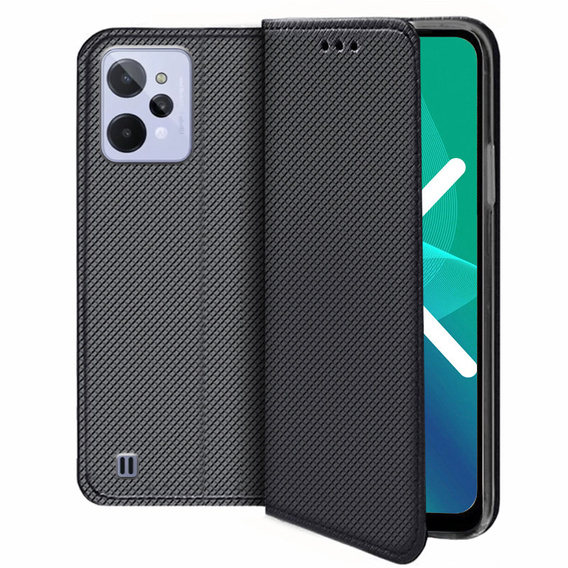 Pattintható tok a Realme C31, Wallet Smart Magnet, kék