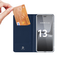 Dux Ducis Telefontok a Xiaomi 13 Lite, Skinpro, sötétkék