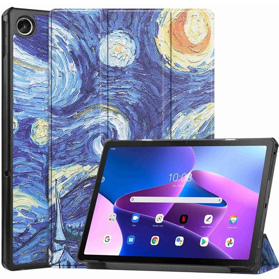 Tok Lenovo Tab M10 Plus 10.6 Gen 3 TB-125F TB-128F, Smartcase, oil painting