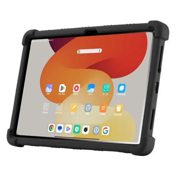 Szilikon tok Xiaomi Redmi Pad SE 11", Impact, páncélozott, fekete