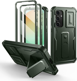 Páncélozott tok a Samsung Galaxy S24 FE, Dexnor Full Body (Two Frames), zöld