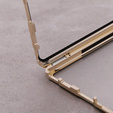 Magnetic Dual Glass MagSafe tok Samsung Galaxy S22 Ultra, arany
