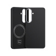 BENKS Kevlar tok Samsung Galaxy S25, MagSafe, Carbon Fiber, fekete