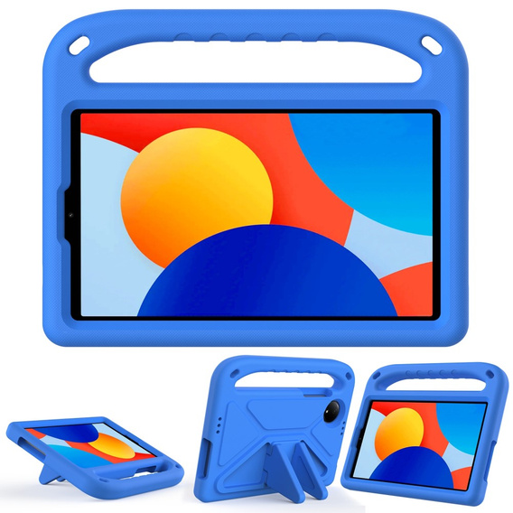 Gyermek tok Xiaomi Redmi Pad SE 8.7, fogantyúval, kék