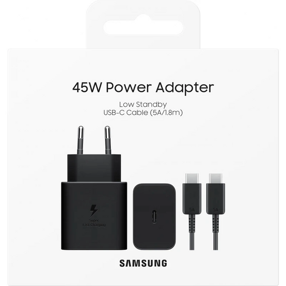 45 W GaN EP-T4511 USB-C Power Delivery hálózati töltő Samsung Galaxy készülékekhez