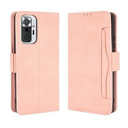 Pattintható tok a Xiaomi Redmi Note 10 Pro, Card Slot, rózsaszín
