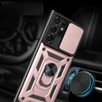 Telefontok a Samsung Galaxy S23 Ultra, CamShield Slide, rózsaszín rose gold
