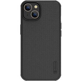 NILLKIN tok iPhone15 Plus, Frosted Shield, MagSafe, fekete