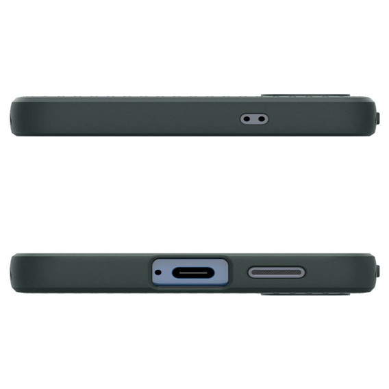 Spigen Liquid Air zöld tok Samsung Galaxy S25-hez