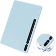 Tok Samsung Galaxy Tab S10+ Plus, Smartcase tolltartóval, kék