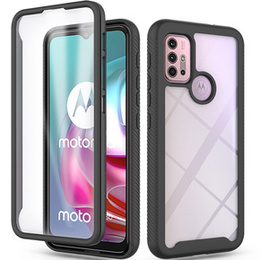 Tok Motorola Moto G10 / G20 / G30 készülékhez, Shockproof, fóliával, kék