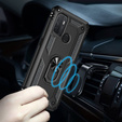 Páncélozott telefontok a Oppo A53 / Oppo A53s / A32 4G, Nox Case Ring, fekete