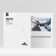 Tok Samsung Galaxy Tab S10+ Plus, Dux Ducis MAGI, szürke